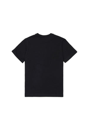 T-shirt con logo effetto gommato DQ2823 D004G /DQ900 DSQUARED2 JUNIOR 