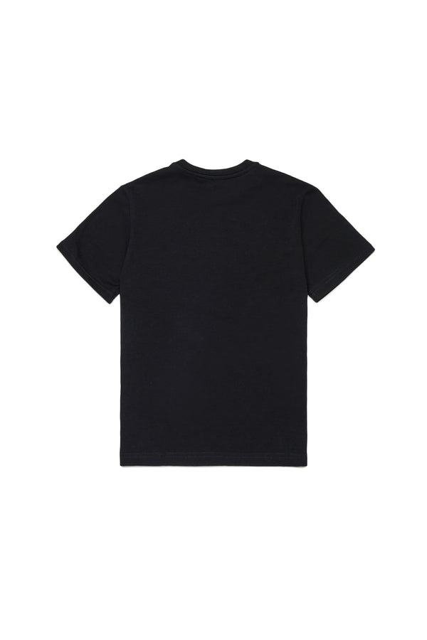 T-shirt con logo effetto gommato DQ2823 D004G /DQ900 DSQUARED2 JUNIOR 