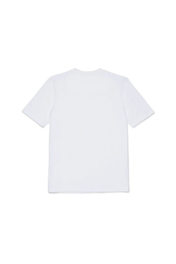 T-shirt girocollo con logo DQ3158 D0AGP /DQ100 DSQUARED2 JUNIOR 