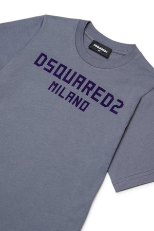T-shirt con logo stampato sul petto DQ3164 D0015 /DQ903 DSQUARED2 JUNIOR 