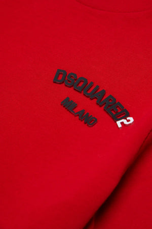 T-shirt girocollo con logo DQ3169 D0AAP /DQ401 DSQUARED2 JUNIOR 