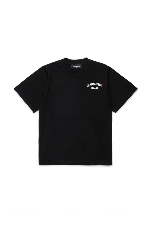 T-shirt girocollo con logo DQ3169 D0AAP /DQ900 DSQUARED2 JUNIOR 