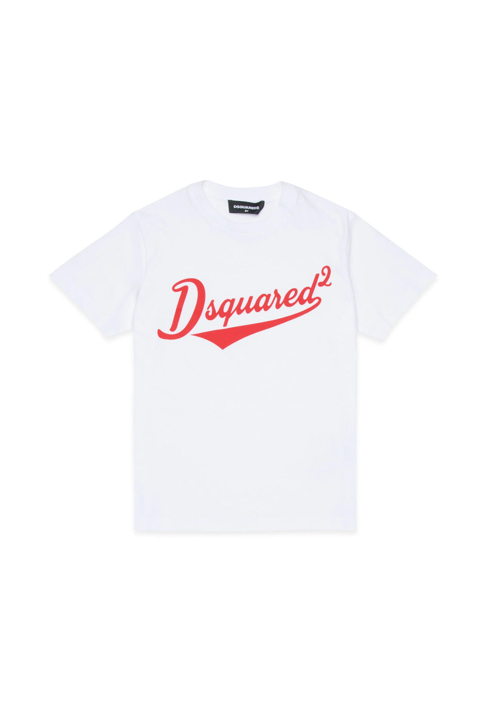 T-shirt girocollo con logo stampato DQ3171 D0ACD /DQ100 DSQUARED2 JUNIOR 