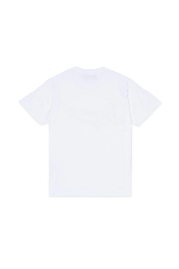 T-shirt girocollo con logo stampato DQ3171 D0ACD /DQ100 DSQUARED2 JUNIOR 