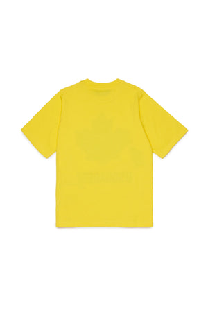T-shirt con logo DQ3176 D00XM /DQ220 DSQUARED2 JUNIOR 