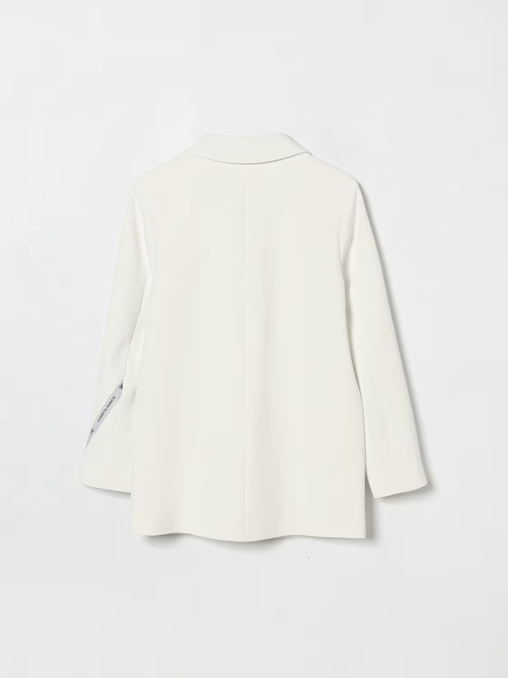 Giacca in crepe con nastro logato su una manica EFGC074 GA022 /0195 ELISABETTA FRANCHI La Mia Bambina 