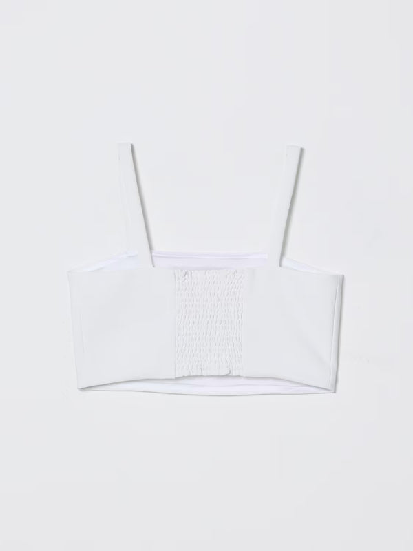 Top con logo EFTO014 GA022 /0004 ELISABETTA FRANCHI La Mia Bambina 