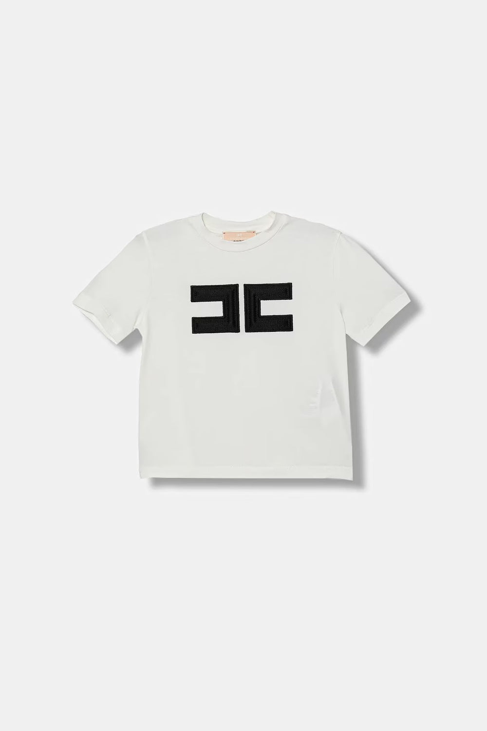 T-shirt con logo cc a contrasto EFTS262 JE006 /0185 ELISABETTA FRANCHI La Mia Bambina 