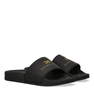 Ciabatte pool side con fascia logo butter F4A0 E0607 1745 /0999 ELISABETTA FRANCHI La Mia Bambina 