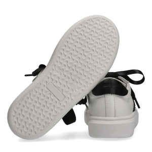 Sneaker low cut con logo cc ivory white/gold F4A9 E0504 0092 /B092 ELISABETTA FRANCHI La Mia Bambina 