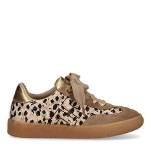 Sneakers basse con stampa animalier beige/gold F4A9 E0514 1917 /X673 ELISABETTA FRANCHI La Mia Bambina 
