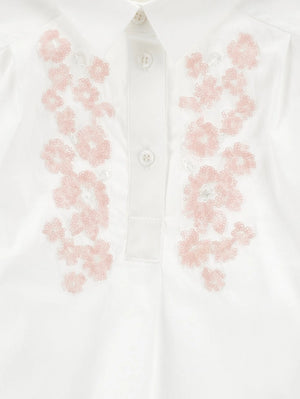 Camicia con ricami Z1G300 7168 /9992 ERMANNO SCERVINO KIDS 