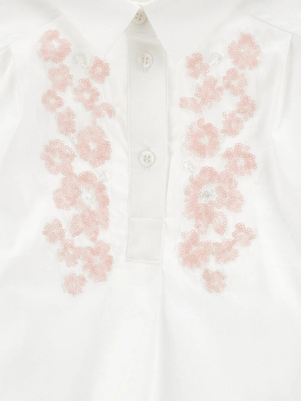 Camicia con ricami Z1G300 7168 /9992 ERMANNO SCERVINO KIDS 