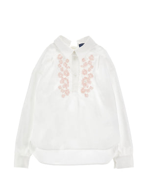 Camicia con ricami Z1G300 7168 /9992 ERMANNO SCERVINO KIDS 