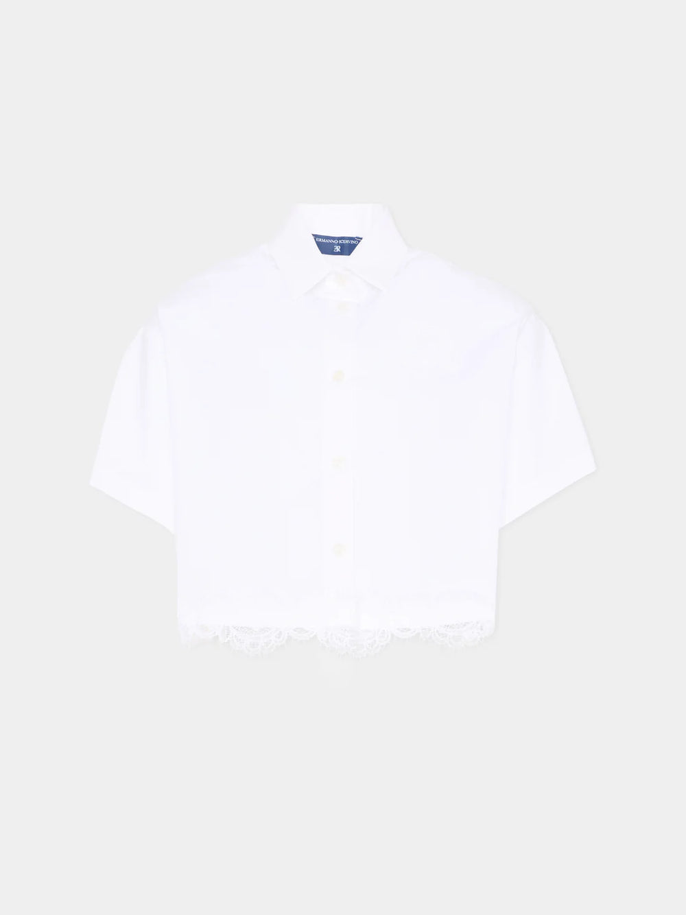 Camicia cropped a manica corta Z1G309 7116 /0099 ERMANNO SCERVINO KIDS 