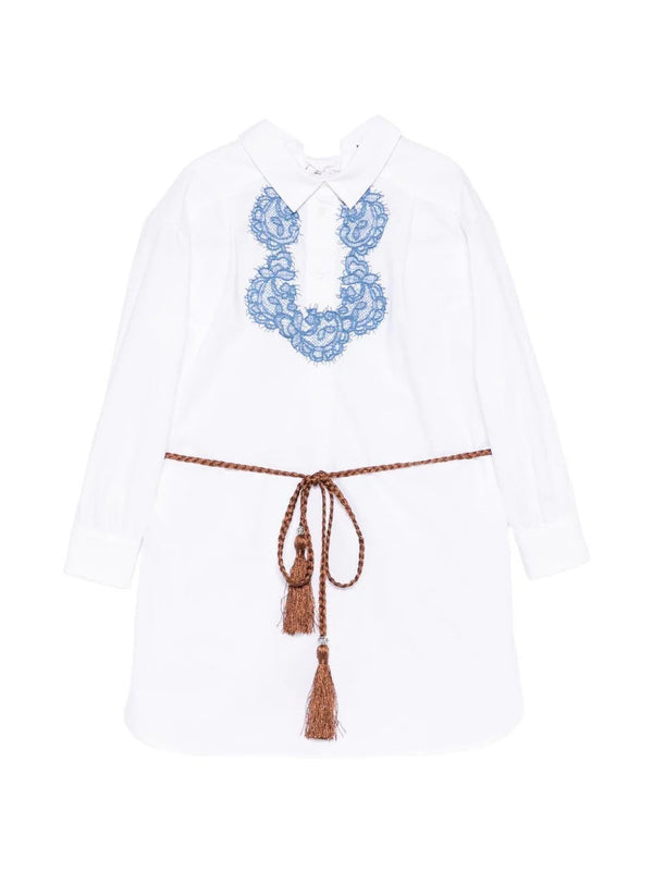 Abito con ricami Z1G901 7116 /9956 ERMANNO SCERVINO KIDS 