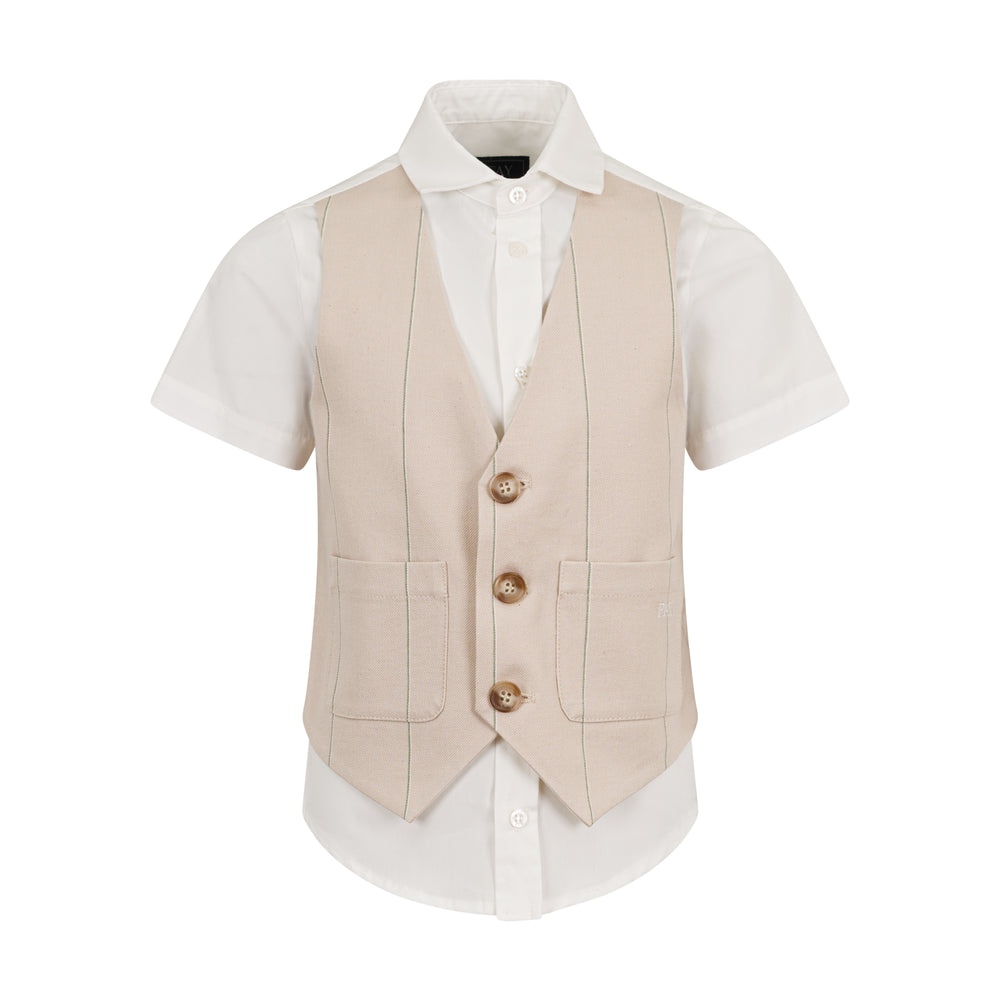 Gilet con bottoni Fay FY5P91 P0013 /101BG FAY 