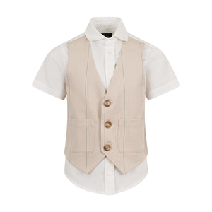 Gilet con bottoni Fay FY5P91 P0013 /101BG FAY 