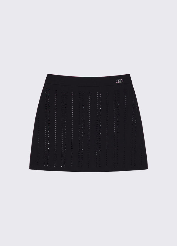 Minigonna con strass GA6017 T7896 /Y9048 LIU JO 