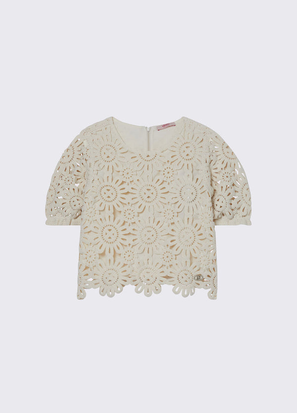 Top in macramè GA6058 MA051 /60924 LIU JO 