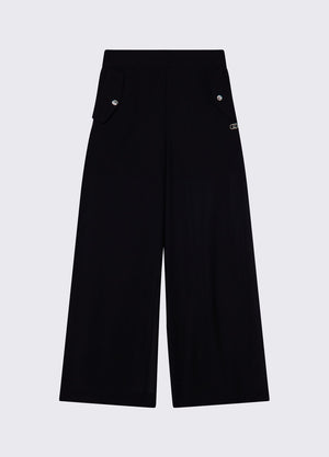 Pantaloni flare con bottoni logati GA6081 T5142 /22222 LIU JO 