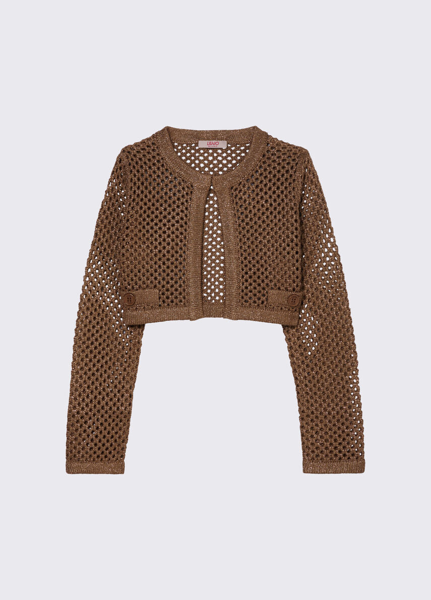 Cardigan in rete GA6099 MA76R /X0752 LIU JO 