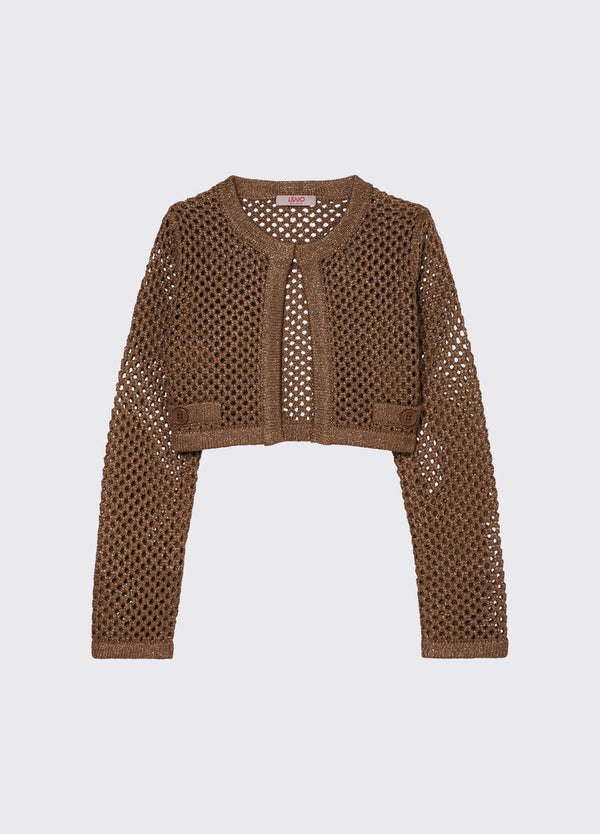 Cardigan in rete GA6099 MA76R /X0752 LIU JO 