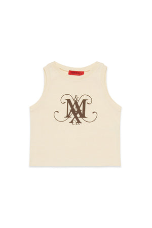 T-shirt smanicata con logo MX0284 MX00T /MX10F MAX&CO KID 