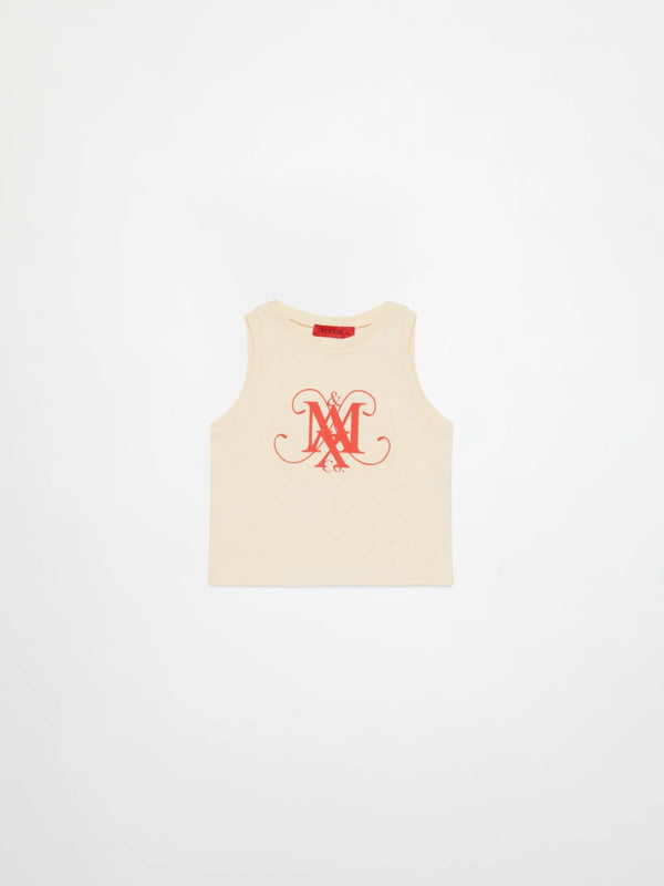 T-shirt smanicata con logo MX0284 MX00T /MX10G MAX&CO KID 