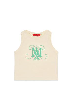 T-shirt smanicata con logo MX0284 MX00T /MX10H MAX&CO KID 
