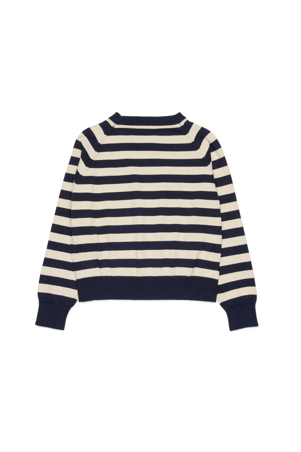 Pullover girocollo a righe con logo MX0295 MX00Y /MX854 MAX&CO KID 