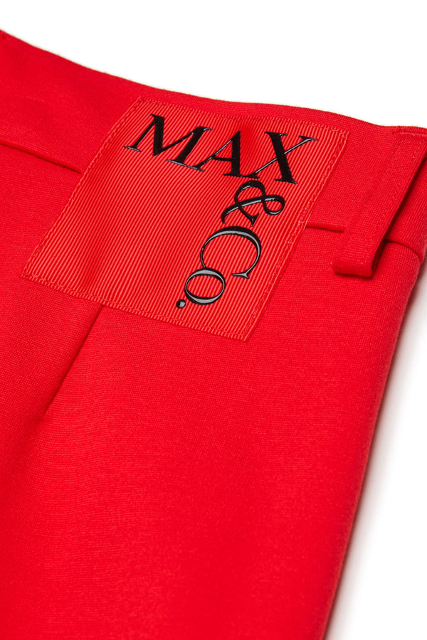 Pantaloni a palazzo con logo MX0308 MX00K /MX400 MAX&CO KID 