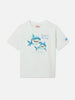 T-shirt denver jr con ricamo my dad is the king!