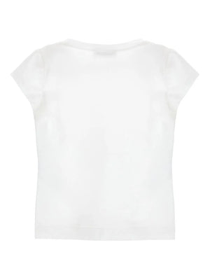 T-shirt stampa Rose 11G605 7201 /99 MONNALISA 