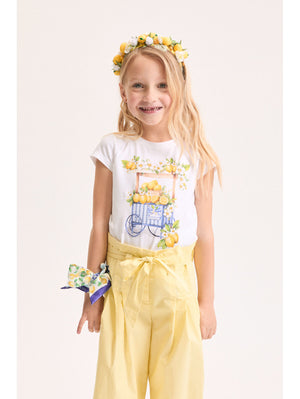 T-Shirt Carretto Limoni 11G624 7201 /99 MONNALISA 