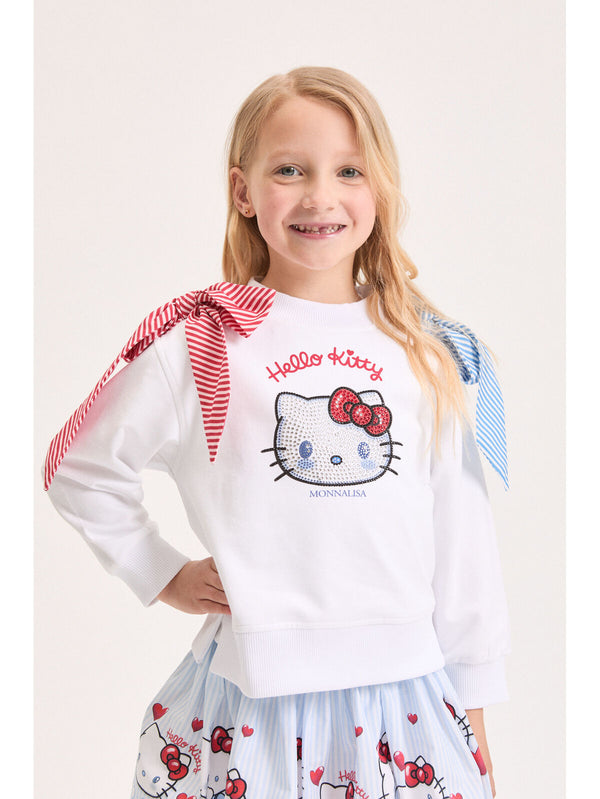 Felpa Hello Kitty con fiocchi 19G607 7012 /99 MONNALISA 