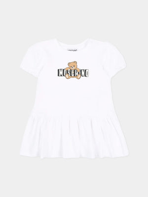 Abito con logo stampato MAV0C7 LBA00 /10101 MOSCHINO 