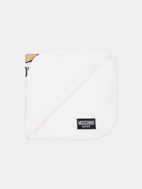 Coperta con logo MUB00M LCA19 /10063 MOSCHINO 