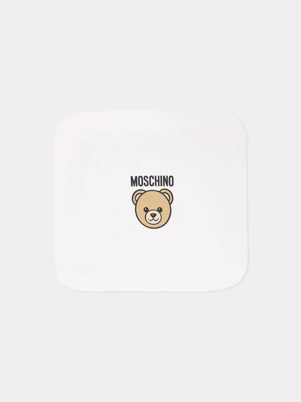 Coperta con logo MUB00M LCA19 /10063 MOSCHINO 