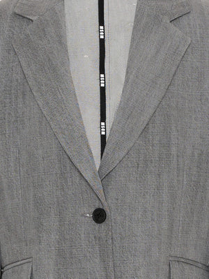 Giacca a due bottoni S6MSJGJK020 /102 MSGM KIDS 