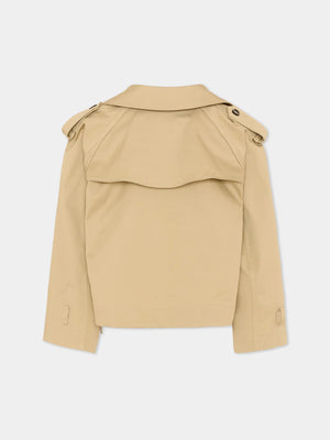 Trench corto doppiopetto S6MSJGJK132 /015 MSGM KIDS 