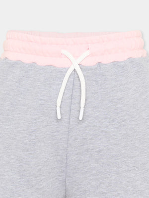 Shorts in felpa con logo stampato S6MSJGSH021 /271/02 MSGM KIDS 