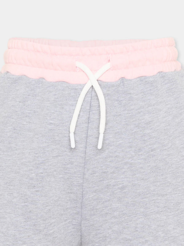 Shorts in felpa con logo stampato S6MSJGSH021 /271/02 MSGM KIDS 