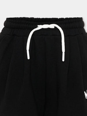 Shorts in felpa con logo stampato S6MSJGSH066 /110/88 MSGM KIDS 