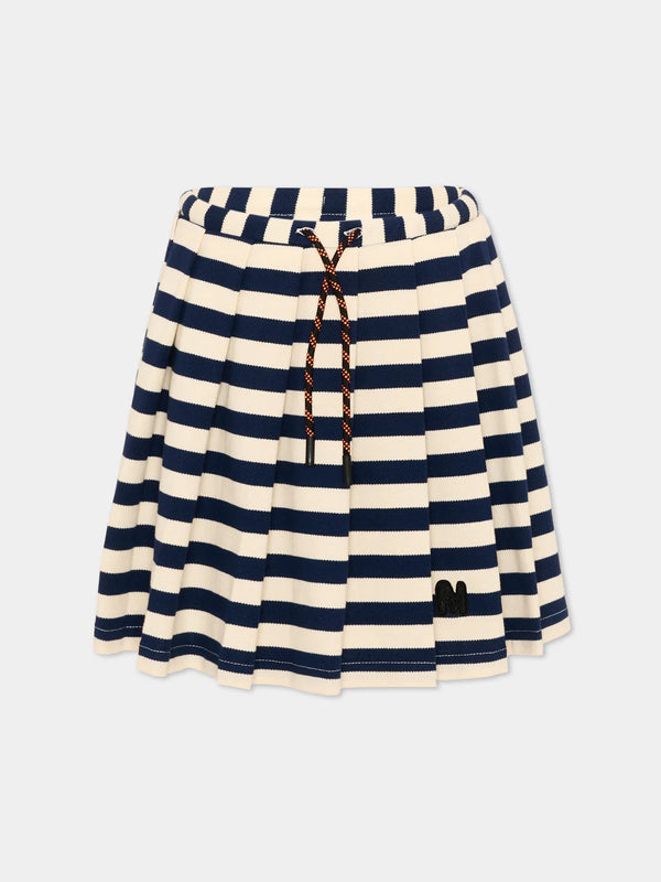 Gonna in maglia a righe S6MSJGSK185 /MS072 MSGM KIDS 