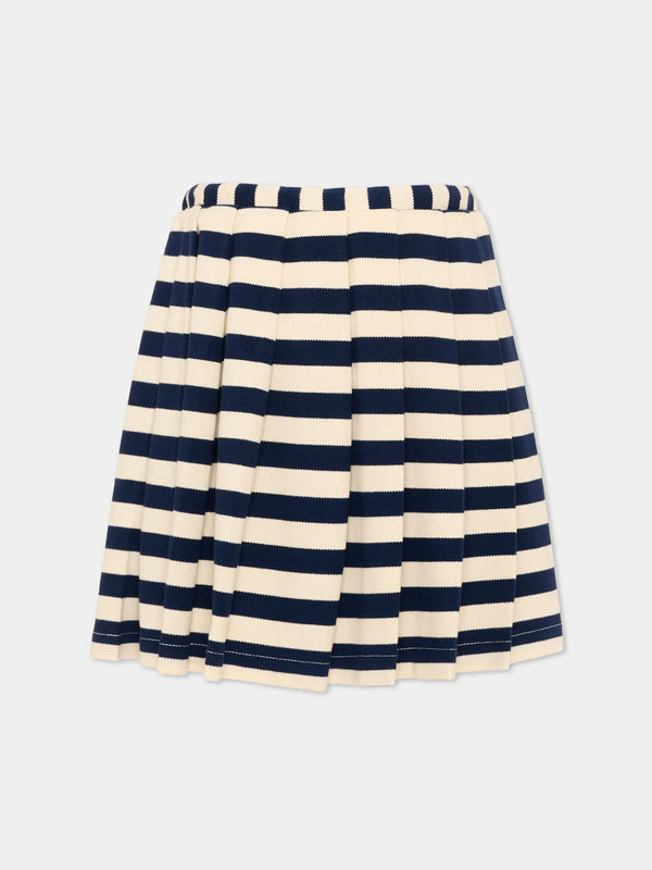 Gonna in maglia a righe S6MSJGSK185 /MS072 MSGM KIDS 