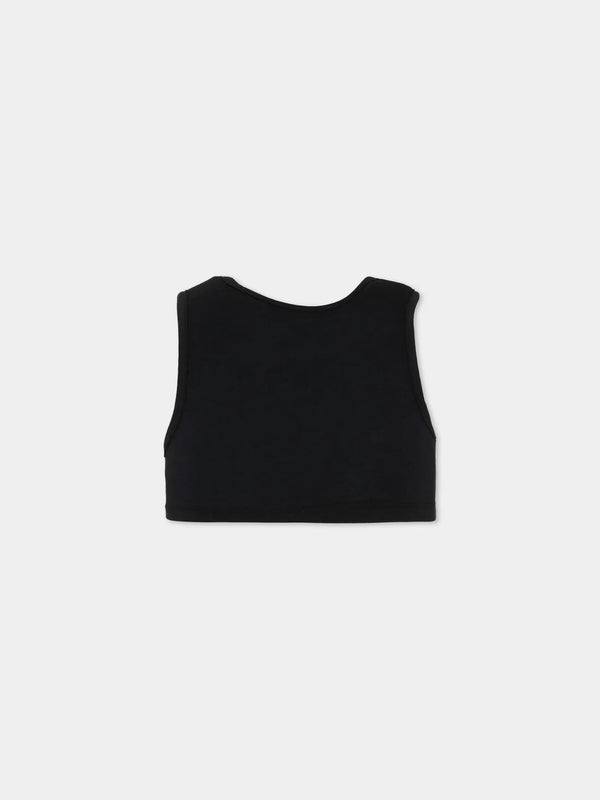 Top cropped con logo stampato S6MSJGTO011 /110/88 MSGM KIDS 