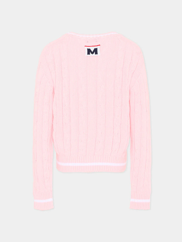 Maglione a trecce S6MSJUJP286 /MS076 MSGM KIDS 