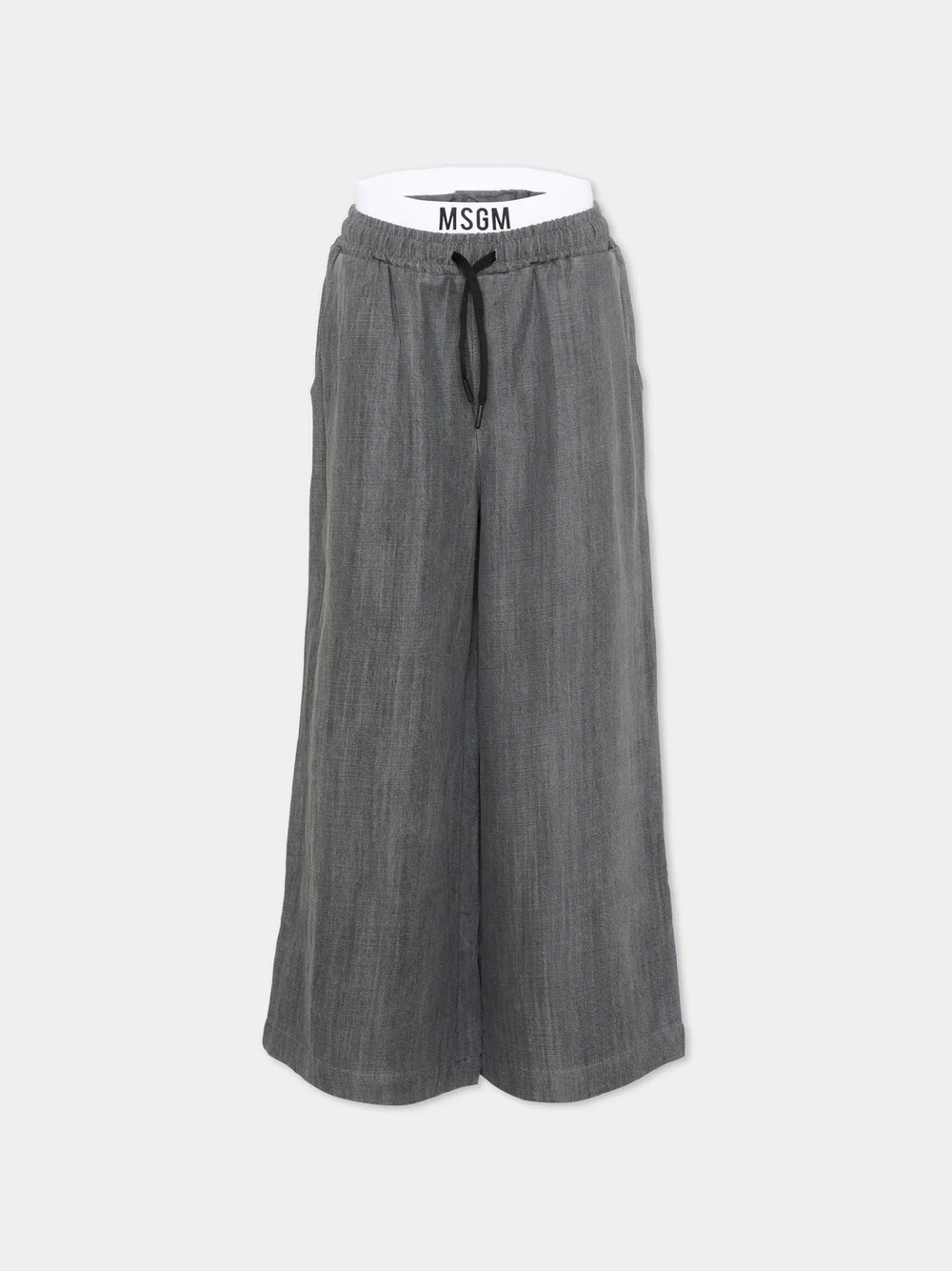 Pantalone a gamba larga S6MSJUPA038 /102 MSGM KIDS 
