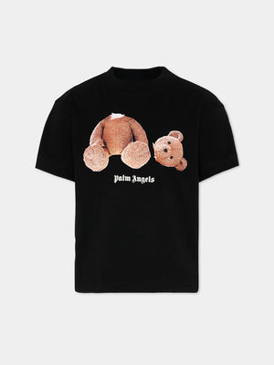T-shirt i con stampaTeddy Bear PBAA003S26JER001 /110 PALM ANGELS 